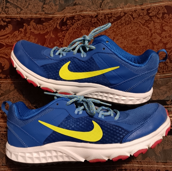 Nike "Wild Trail" Running Shoes (643074-400) Blue Clr Preowned Women's Size 10 - Picture 7 of 12